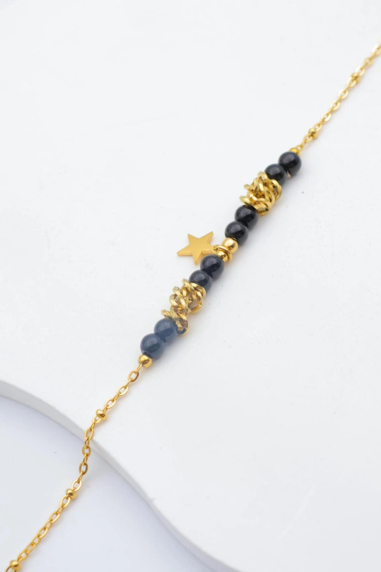 Bracelet en acier inoxydable - NOIR