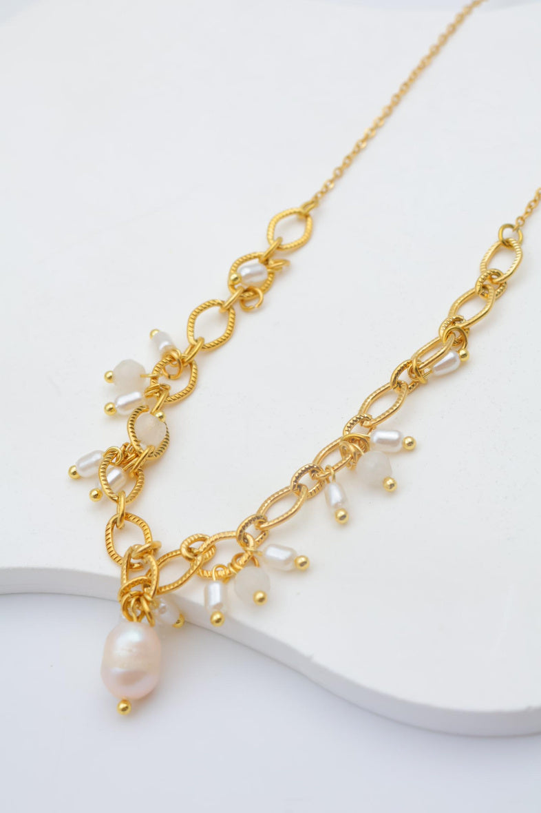 Collier en acier inoxydable - BLANC