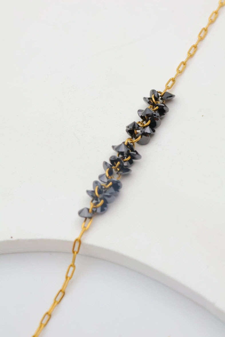 Bracelet en acier inoxydable - NOIR