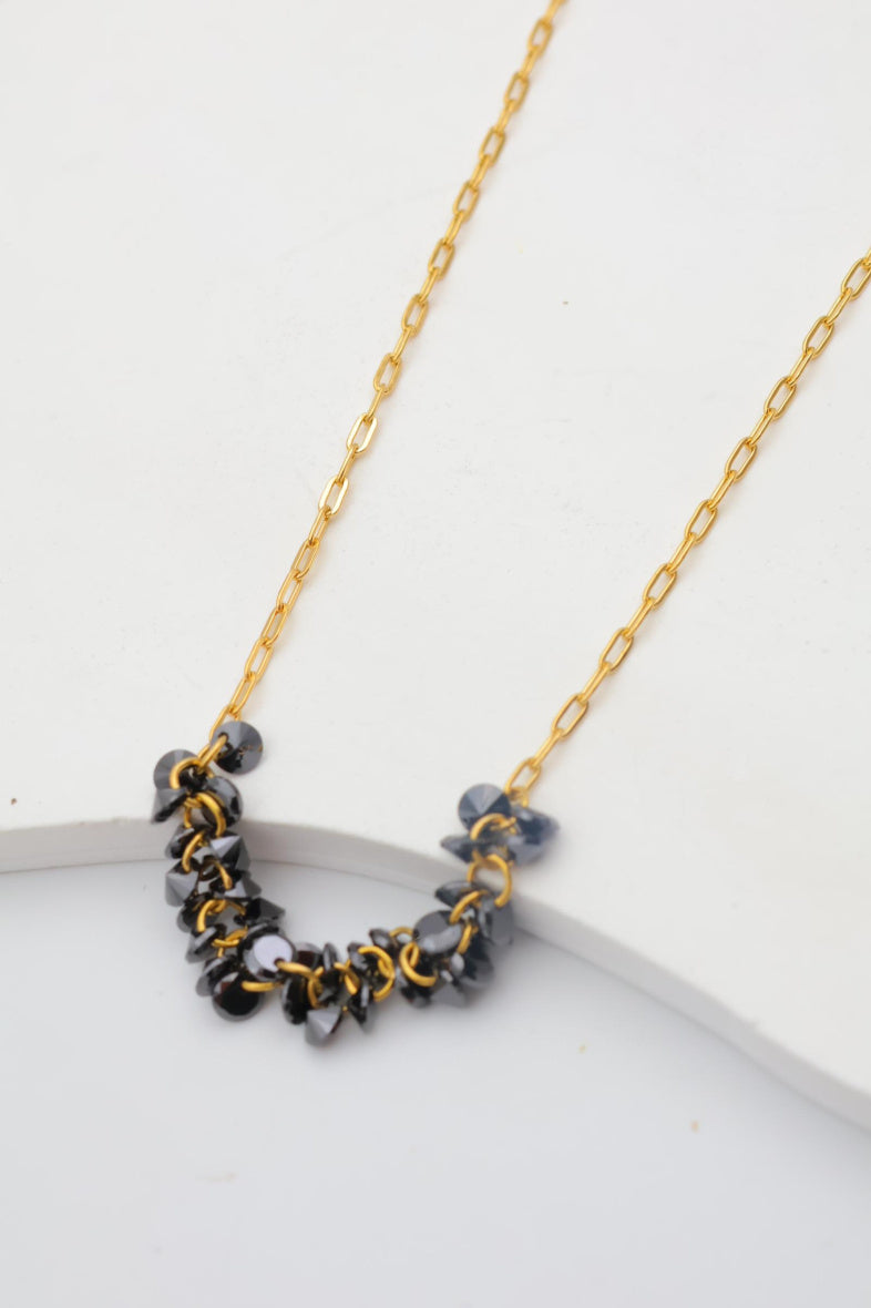 Collier en acier inoxydable - NOIR