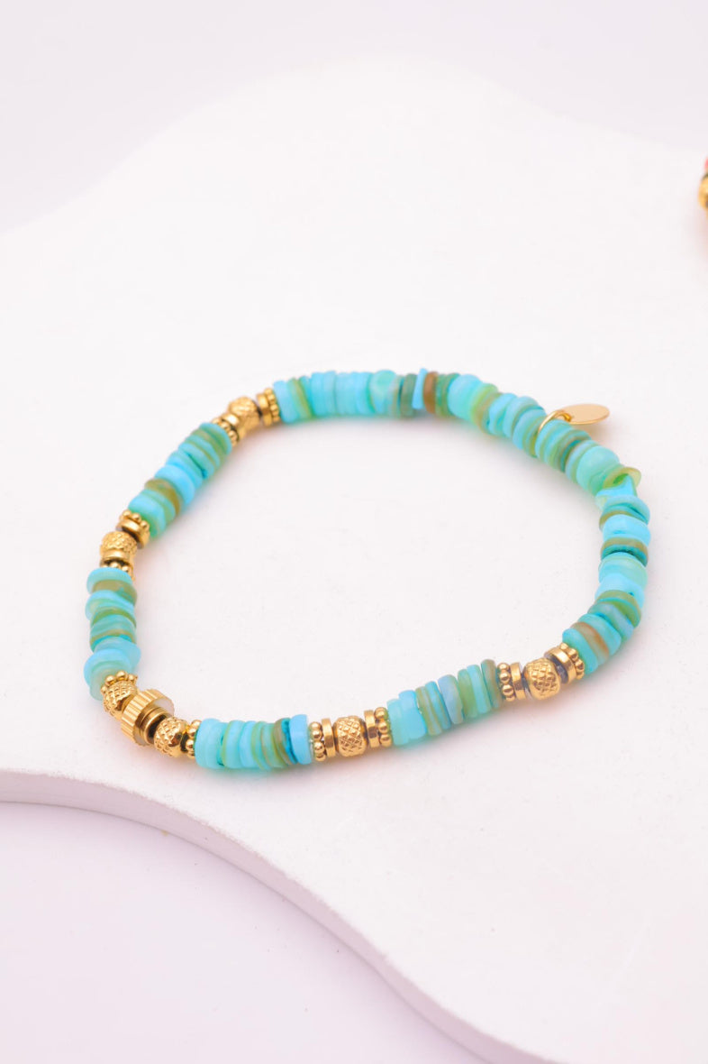 Bracelet en acier inoxydable - BLEU