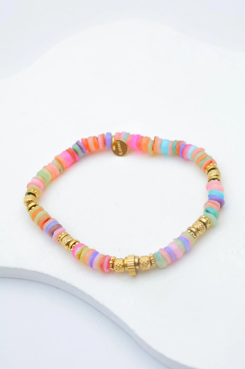 Bracelet en acier inoxydable - MULTICOLORE