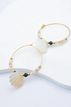 Boucles d'oreilles en acier inoxydable - NOIR