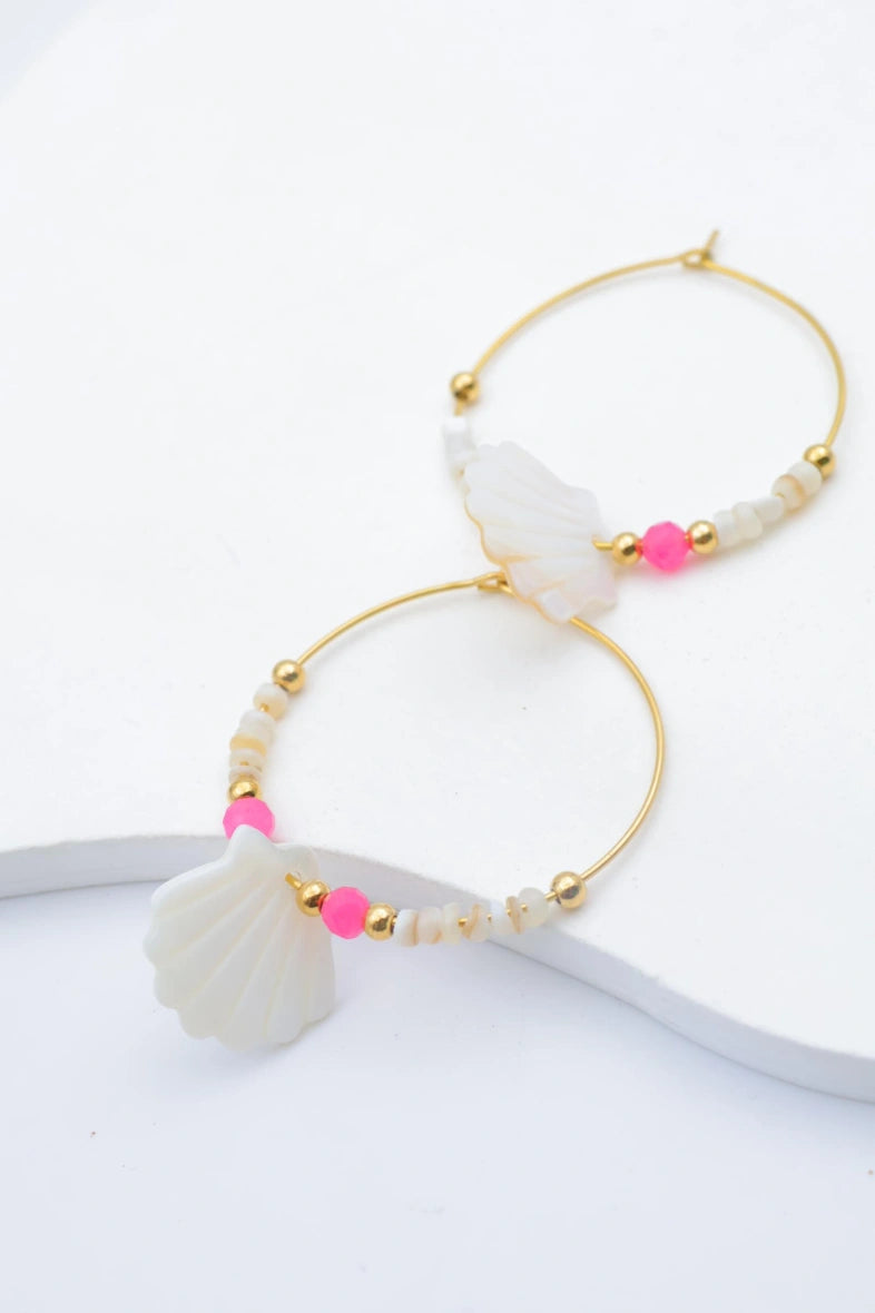 Boucles d'oreilles en acier inoxydable - ROSE