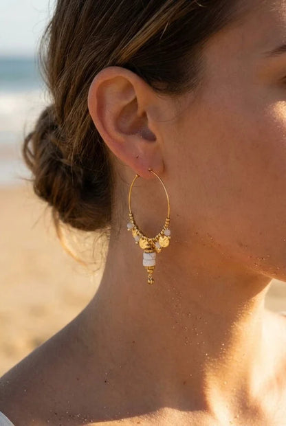 Boucles d’oreilles en acier inoxydable