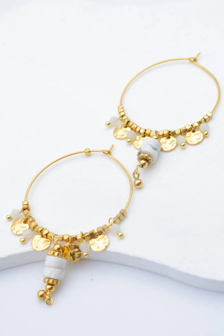 Boucles d’oreilles en acier inoxydable
