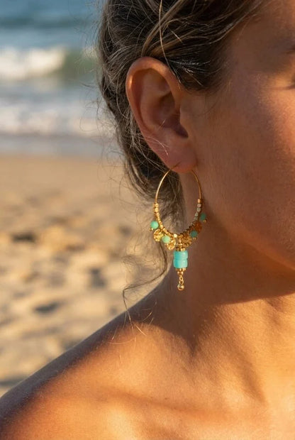 Boucles d’oreilles en acier inoxydable