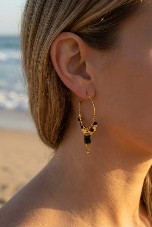 Boucles d’oreilles en acier inoxydable