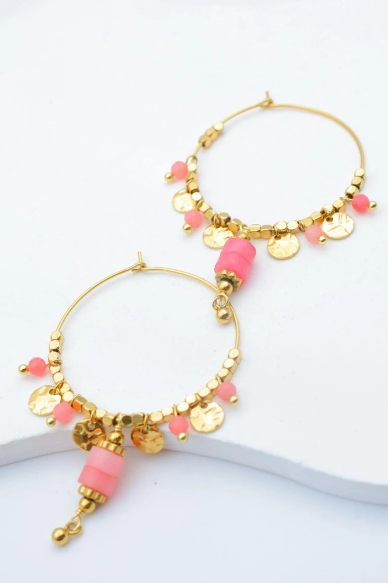 Boucles d’oreilles en acier inoxydable