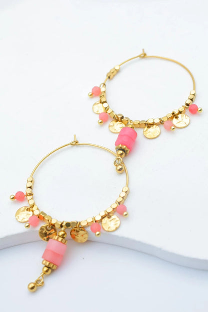 Boucles d’oreilles en acier inoxydable