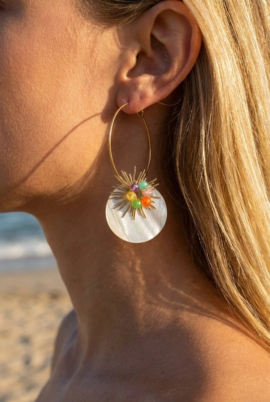Boucles d’oreilles en acier inoxydable