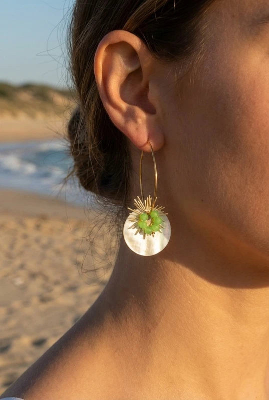 Boucles d’oreilles en acier inoxydable