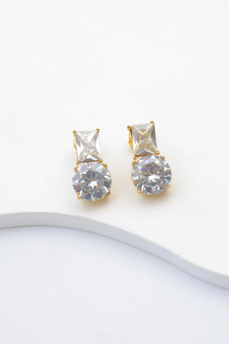 Boucles d'oreilles en acier inoxydable - DORÉ