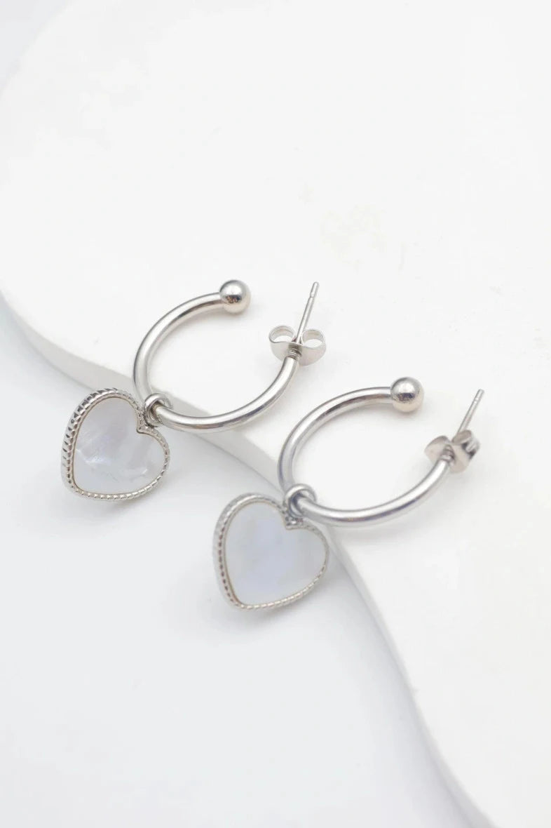 Boucles d’oreilles en acier inoxydable