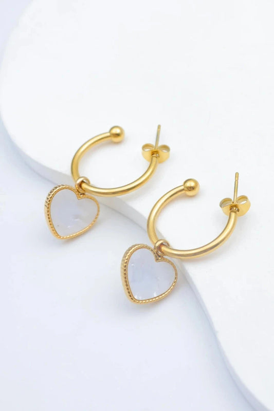 Boucles d’oreilles en acier inoxydable
