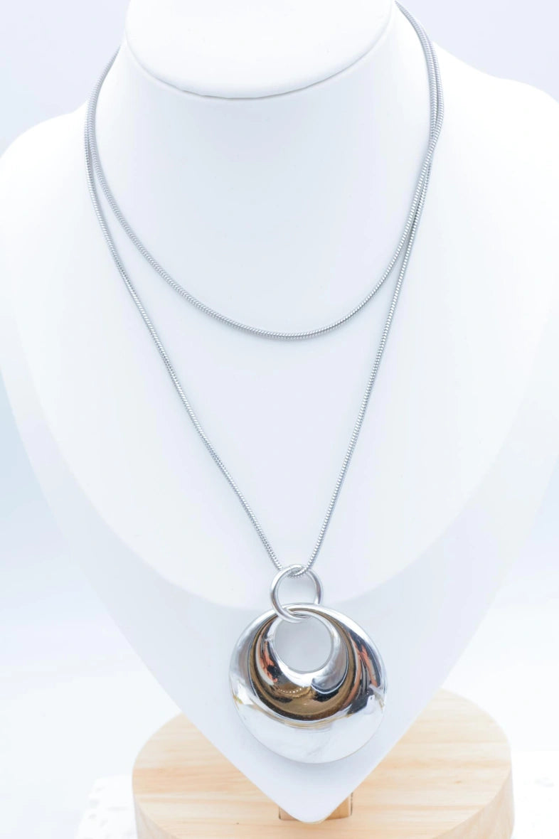 Collier en acier inoxydable - ARGENT