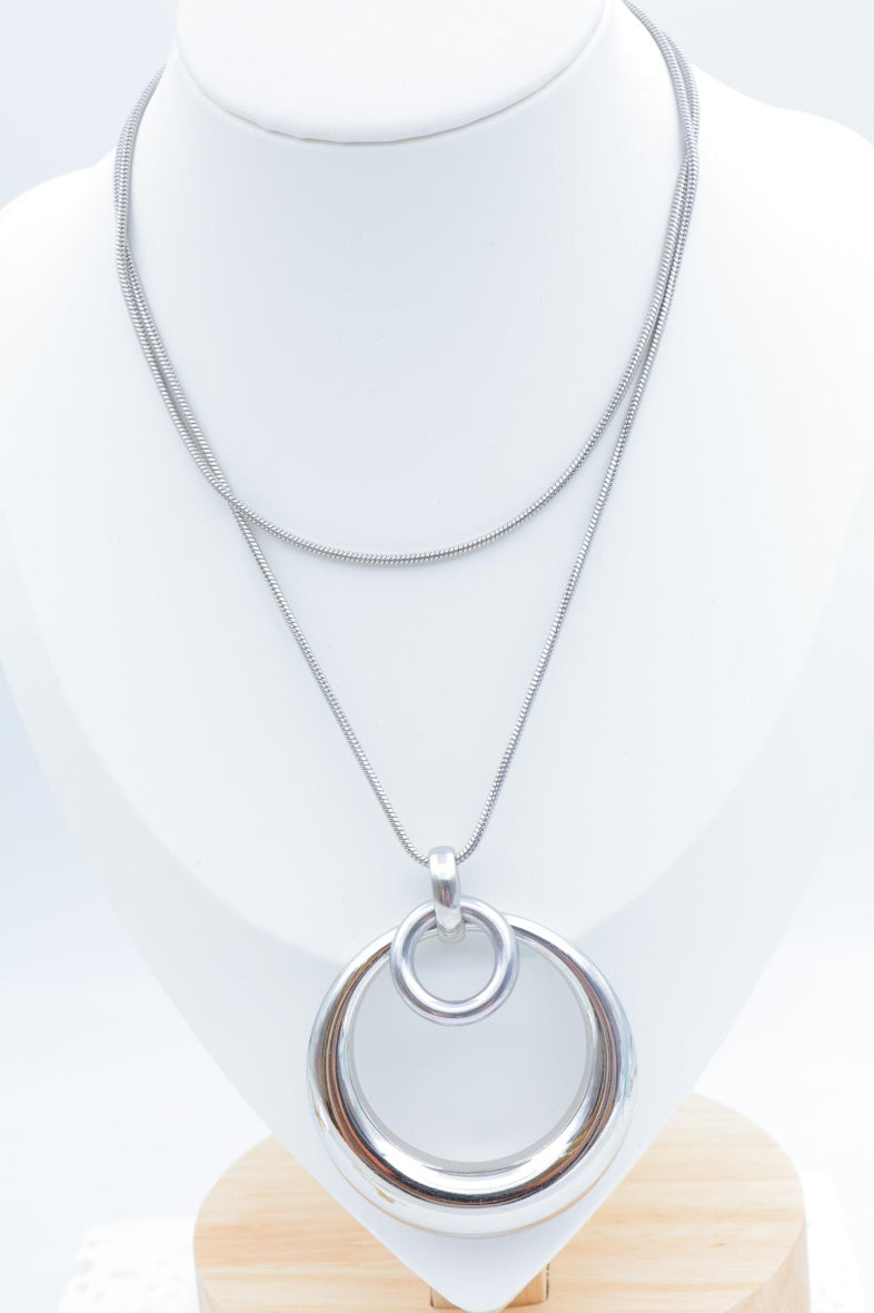 Collier en acier inoxydable - ARGENT