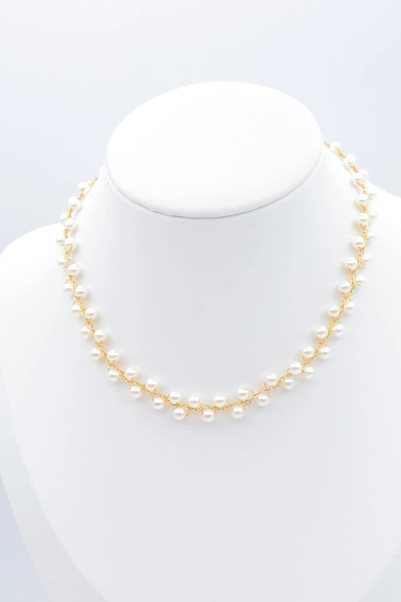 Collier en acier inoxydable - BLANC