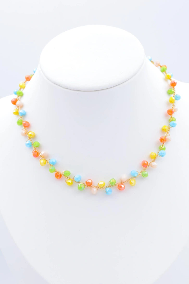 Collier en acier inoxydable - MULTICOLORE