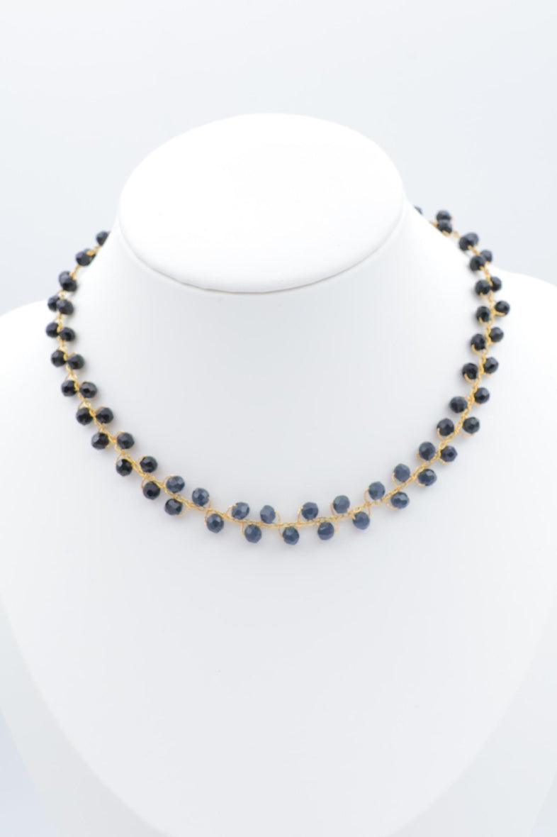 Collier en acier inoxydable - NOIR