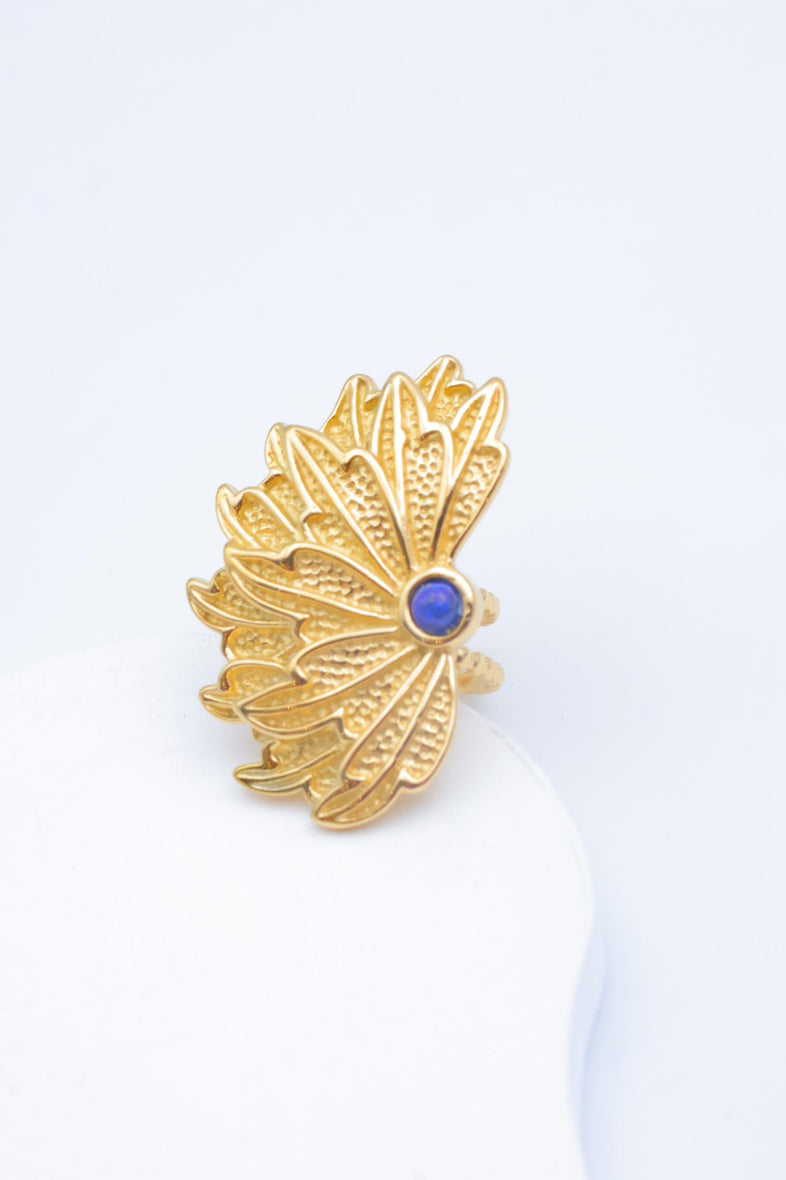 Bague en acier inoxydable ajustable - BLEU