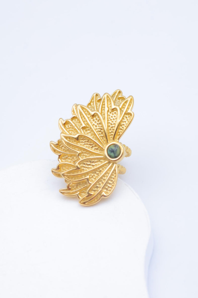 Bague en acier inoxydable ajustable - VERT
