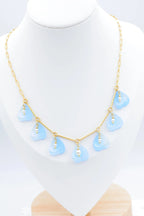Collier en acier inoxydable - BLEU