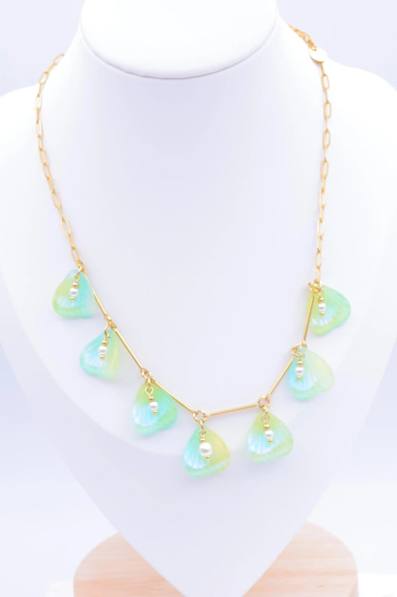 Collier en acier inoxydable - VERT