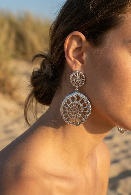 Boucles d’oreilles en acier inoxydable