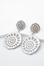 Boucles d'oreilles en acier inoxydable - ARGENT