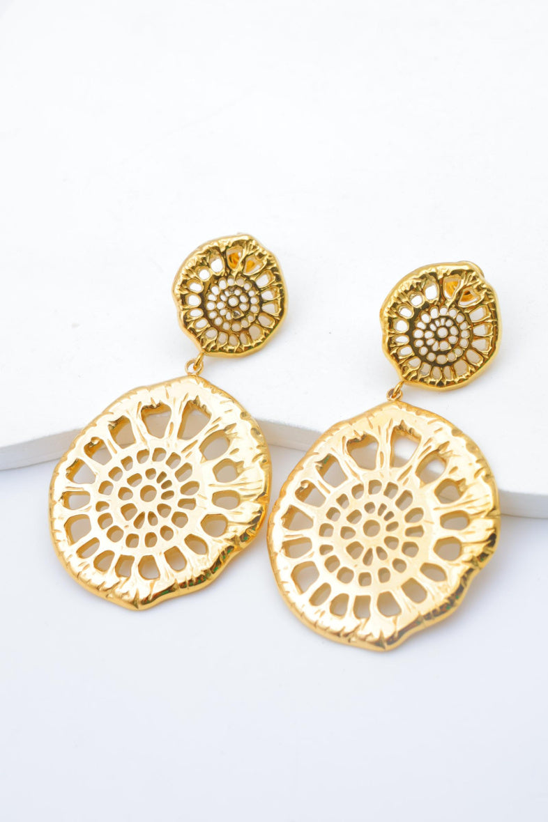Boucles d'oreilles en acier inoxydable - DORÉ