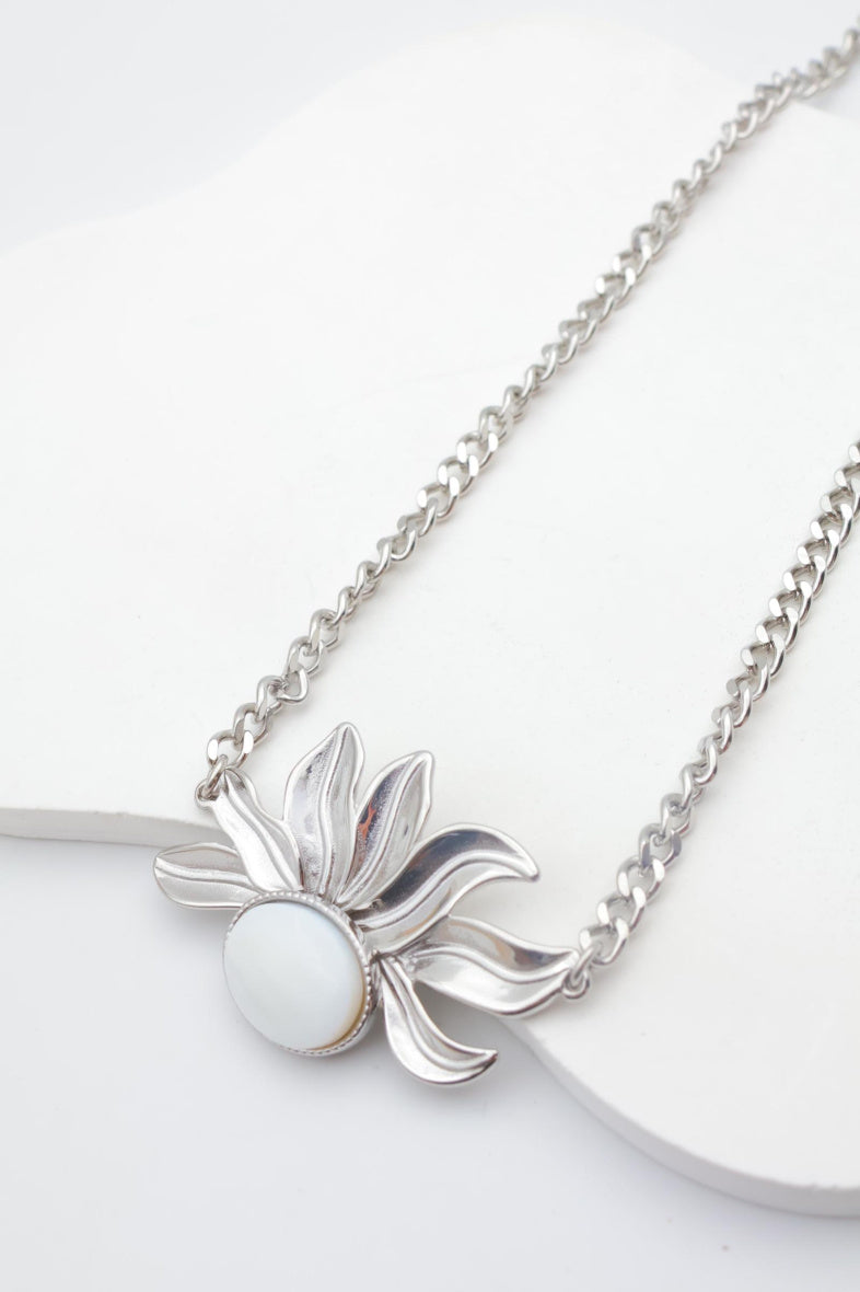 Collier en acier inoxydable - ARGENT