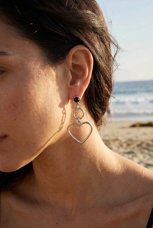 Boucles d’oreilles en acier inoxydable