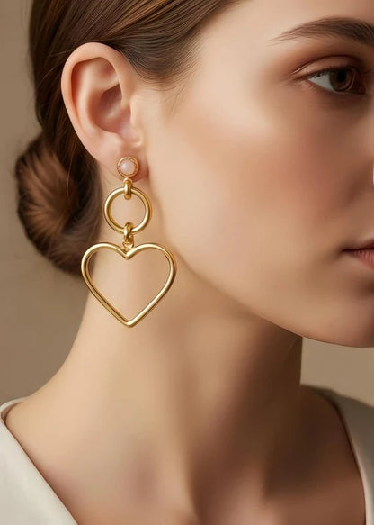 Boucles d’oreilles en acier inoxydable
