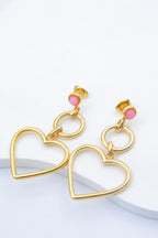 Boucles d'oreilles en acier inoxydable - ROSE