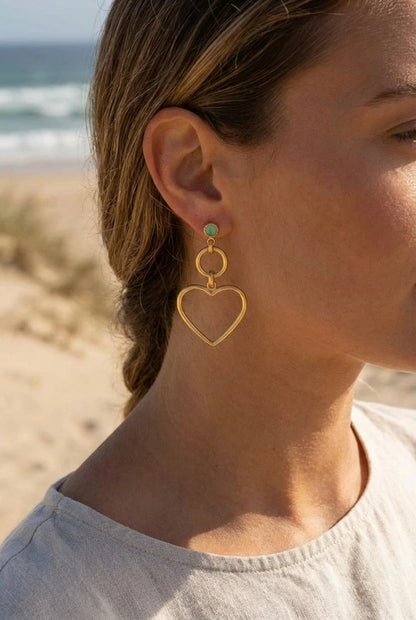 Boucles d’oreilles en acier inoxydable