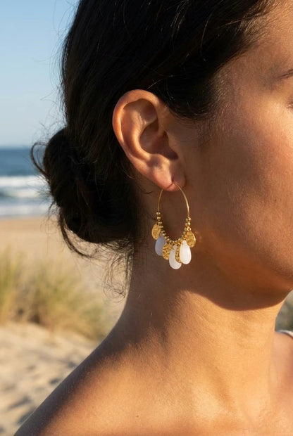 Boucles d’oreilles en acier inoxydable