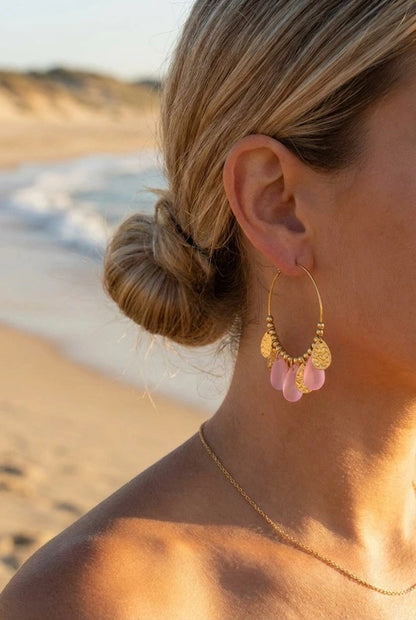 Boucles d’oreilles en acier inoxydable
