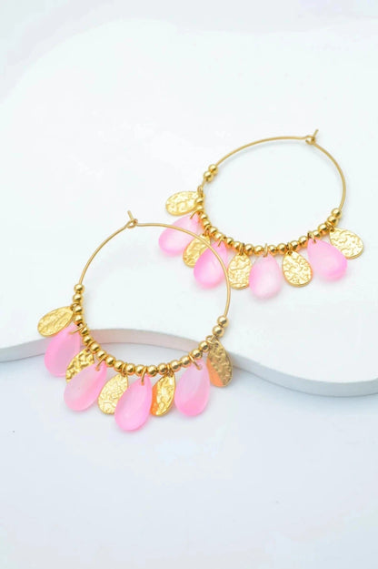 Boucles d’oreilles en acier inoxydable