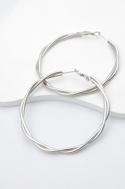 Boucles d’oreilles en acier inoxydable
