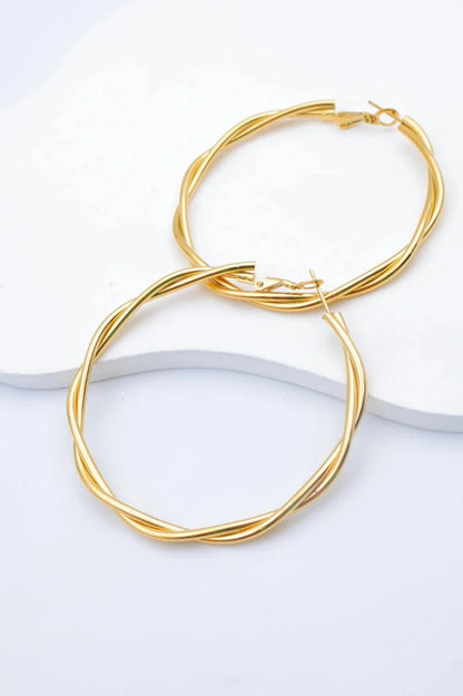 Boucles d’oreilles en acier inoxydable