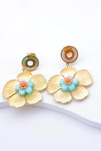 Boucles d'oreilles en acier inoxydable - BLEU