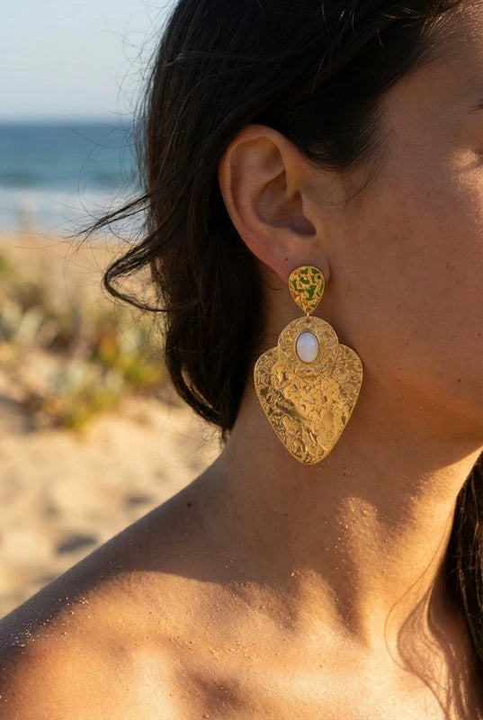 Boucles d’oreilles en acier inoxydable