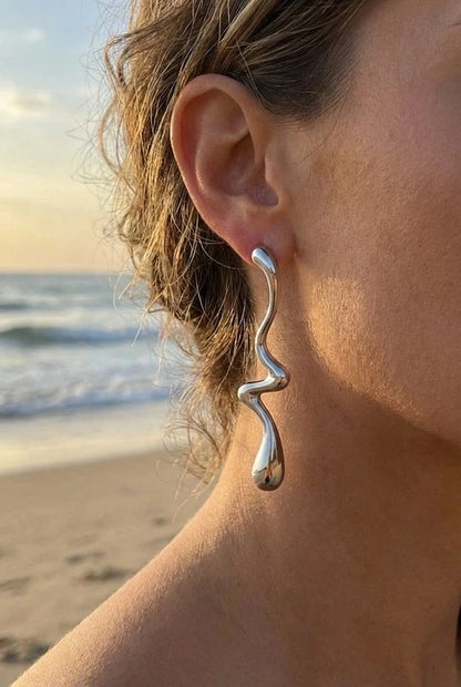 Boucles d’oreilles en acier inoxydable