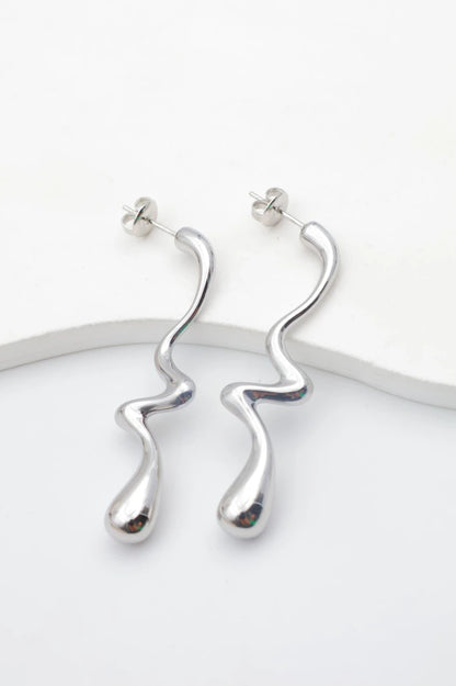 Boucles d’oreilles en acier inoxydable