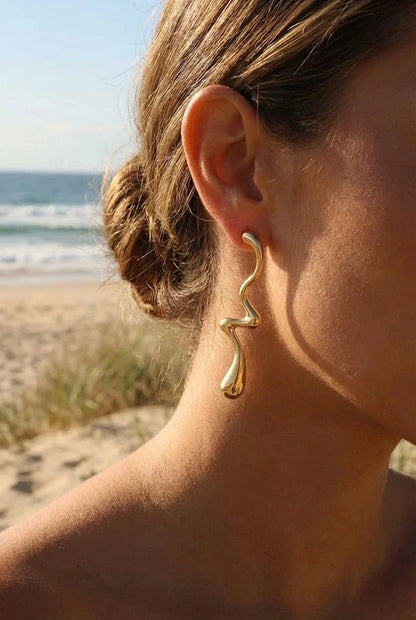 Boucles d’oreilles en acier inoxydable