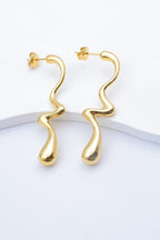 Boucles d'oreilles en acier inoxydable - DORÉ