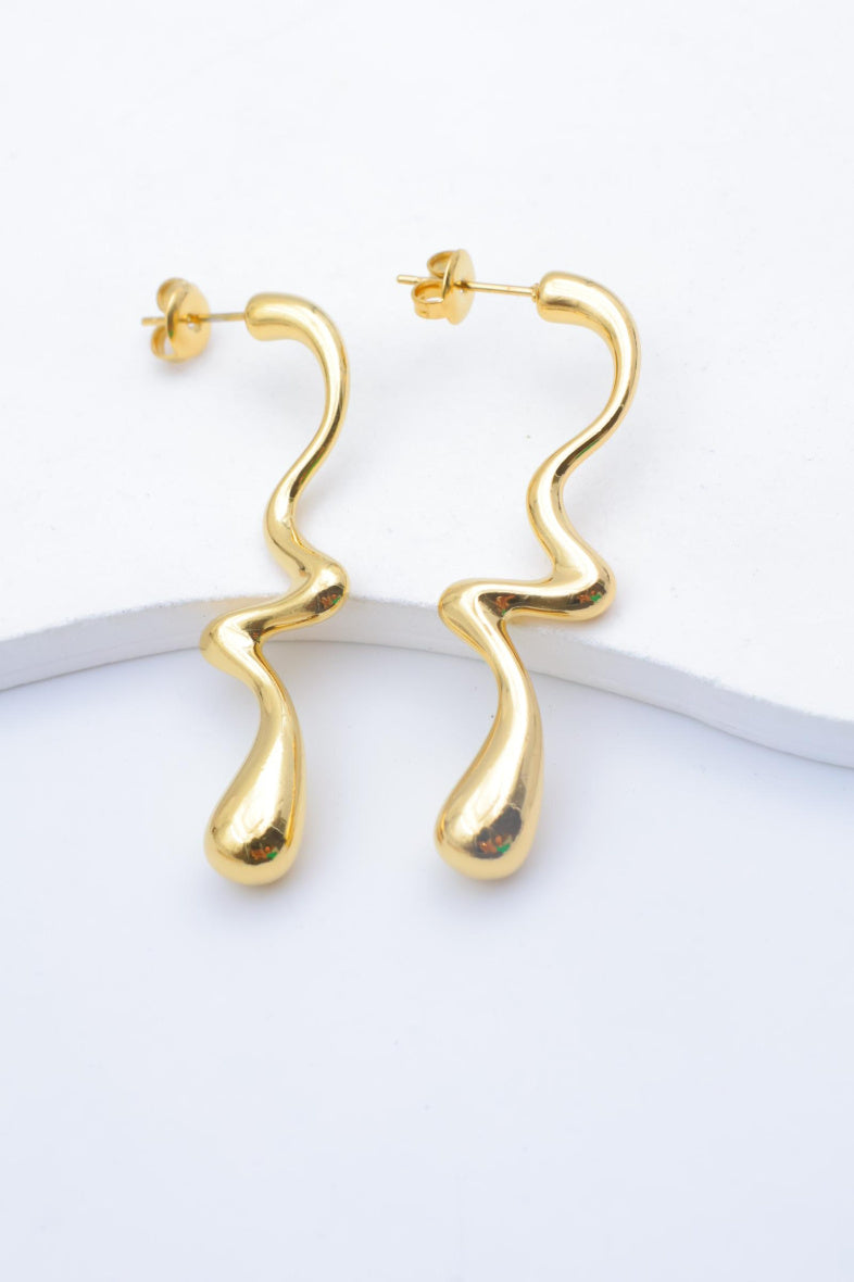 Boucles d'oreilles en acier inoxydable - DORÉ