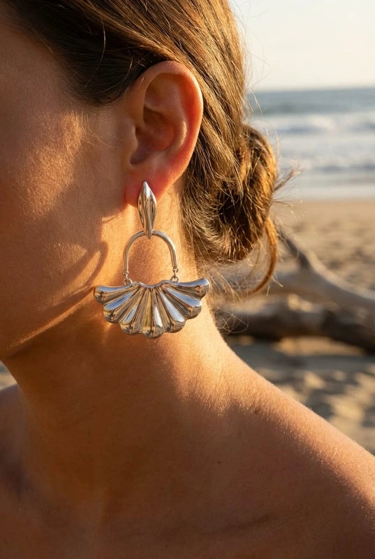 Boucles d’oreilles en acier inoxydable