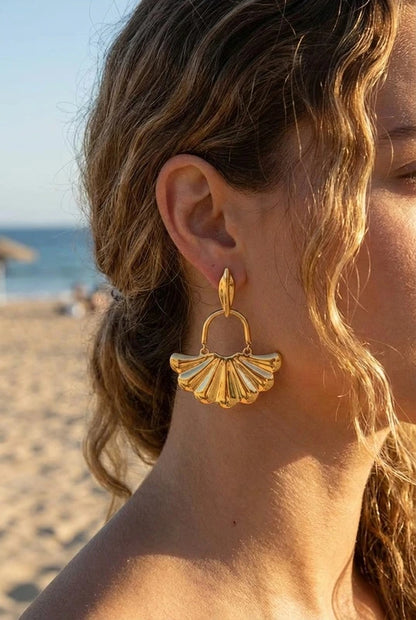 Boucles d’oreilles en acier inoxydable